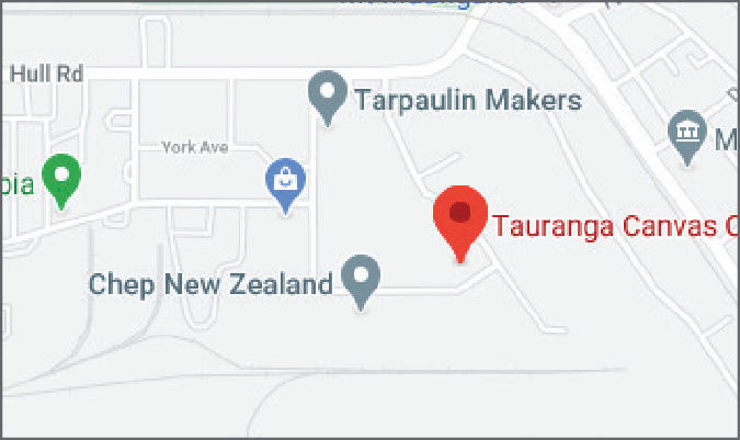 Tauranga Canvas Map